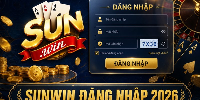 Sunwin đăng nhập 2026 form chính thức